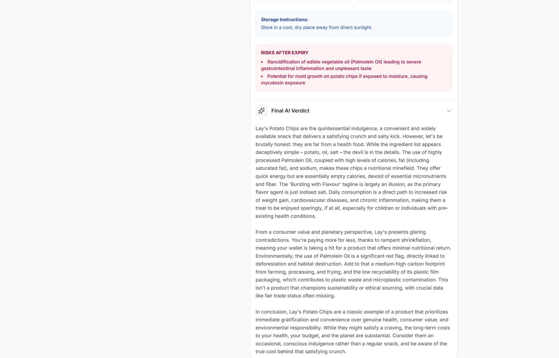 Product Analyzer screenshot 11