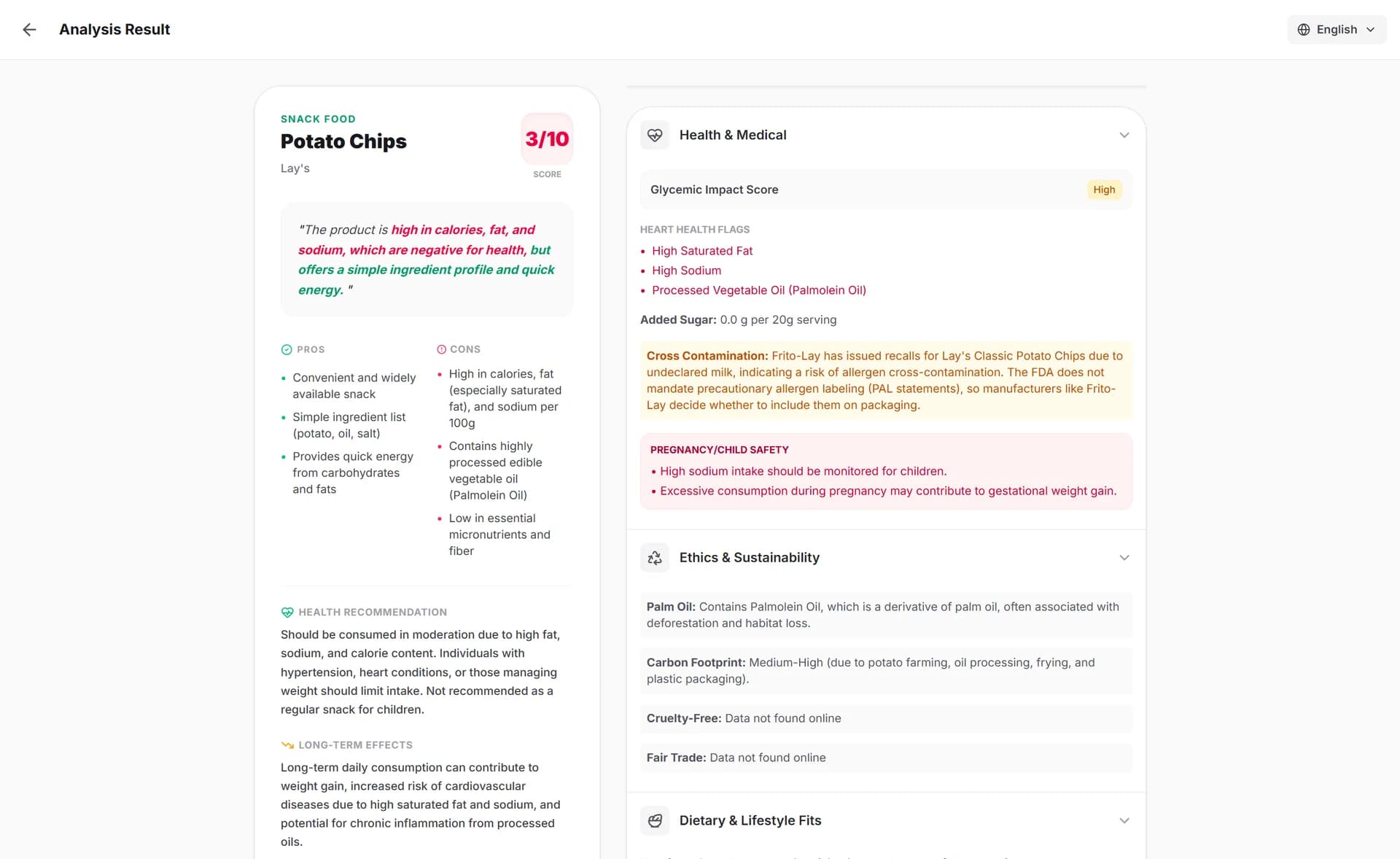 Product Analyzer screenshot 7