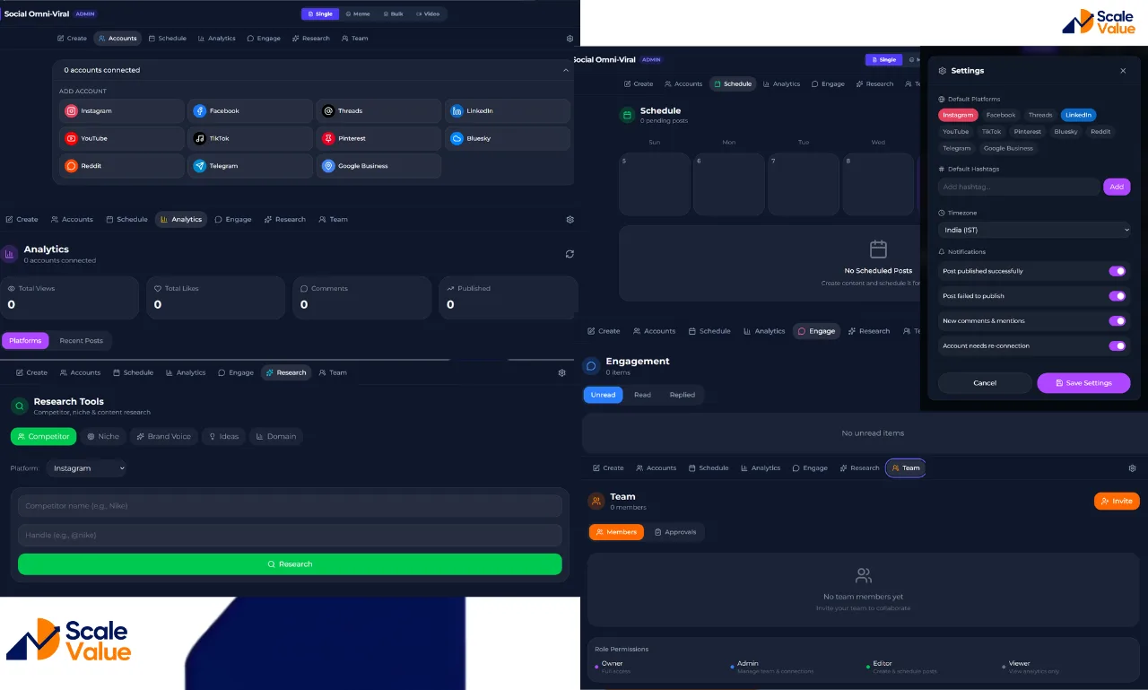 Social Omni Engine screenshot 2