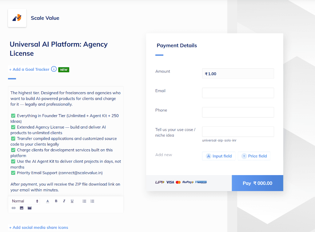 Universal AI Analysis Platform screenshot 2