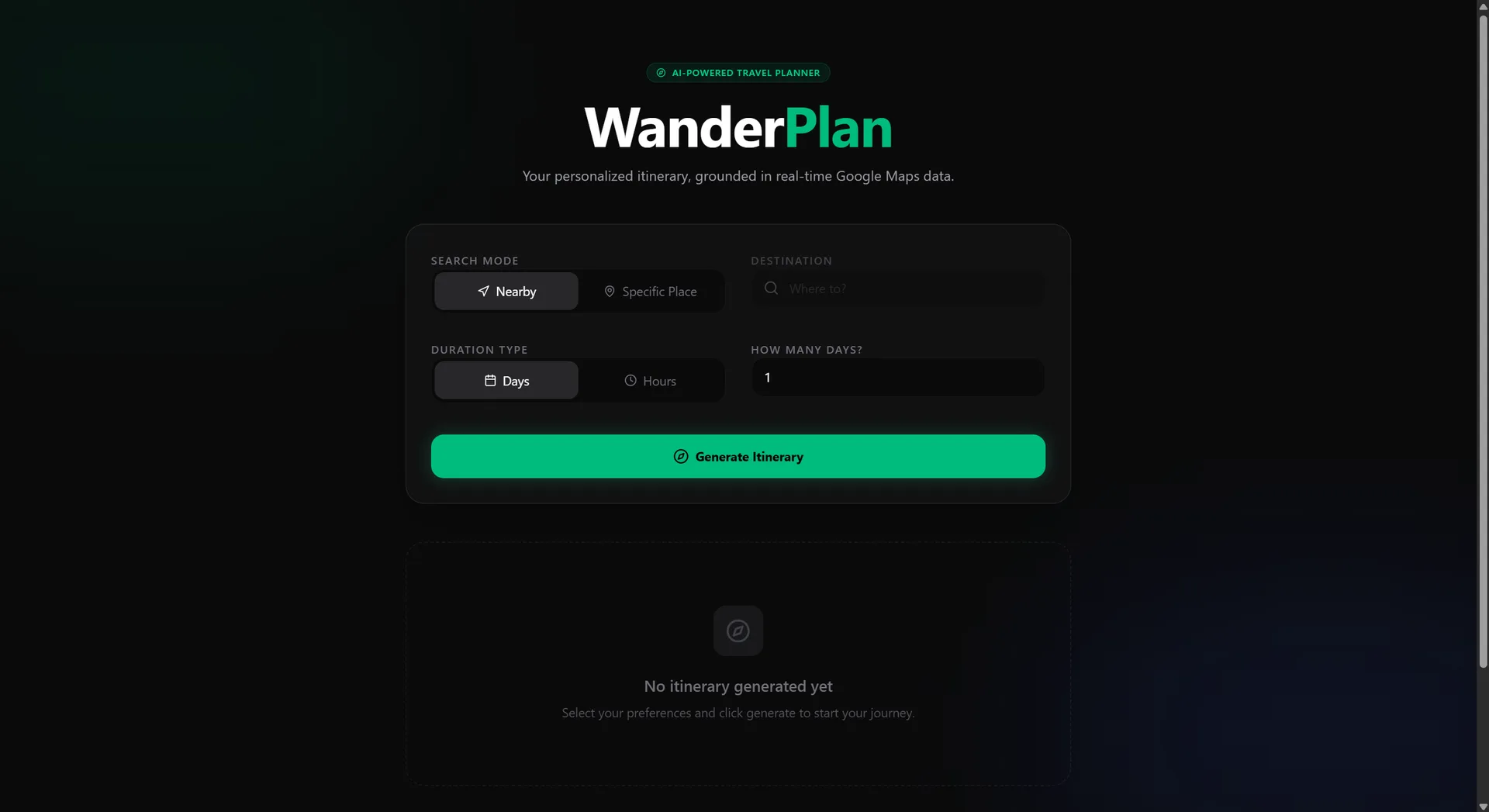 Wanderplan screenshot 2